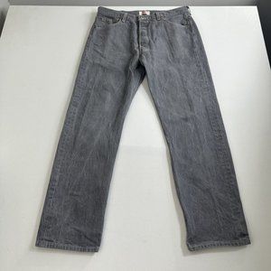 Levi's 501 XX Jeans‎ Faded Gray Wash Denim Original Men's 36x34 Straight Leg ￼